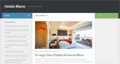 Desktop Screenshot of guide-hotel-maroc.com